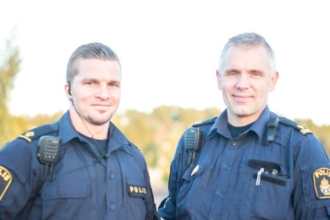 the police officers