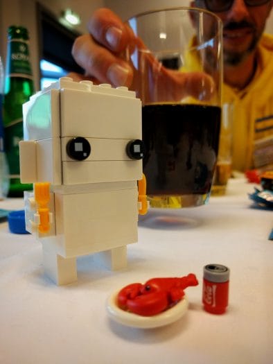 Enjoying a dinner between friends