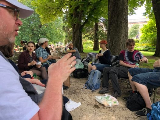 Lunch in the Jardin du Luxembourg